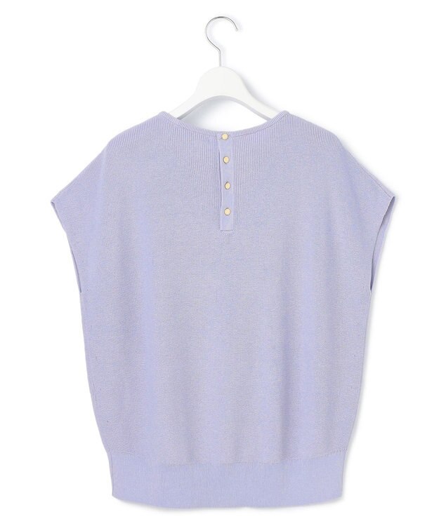 23区 【洗える】コットンアセテート オーバーサイズ ニット ラベンダー