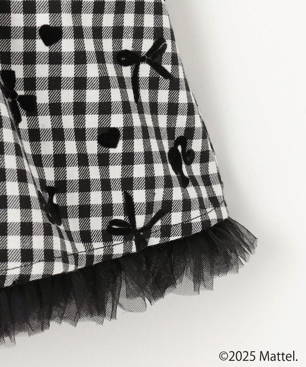 ANY KIDS 【Barbie(TM)】リバーシブルスカート ブラック