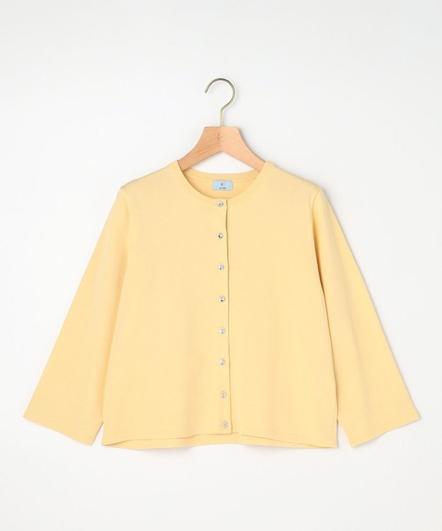 組曲 【先行予約】マイラックカラー カーディガン ライトイエロー系