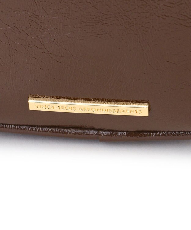 23区 【WEB&一部店舗限定】ミニ ボストン チャーム ダークブラウン系