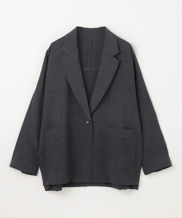 ANY テックリネンドルマンジャケット チャコール