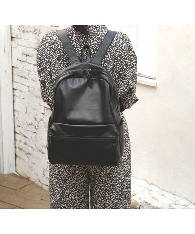 Regalo Felice 【本牛革 / 使いやすい機能が充実】バッグパック / REGALO BK(ブラック）