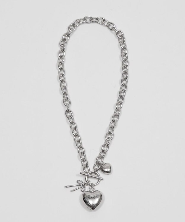 WEGO Lハートモチーフチャームネックレス 柄1