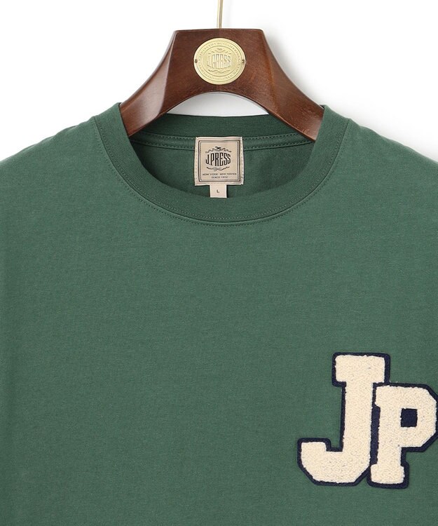 J.PRESS MEN J.PRESS サガラワッペンTシャツ グリーン系