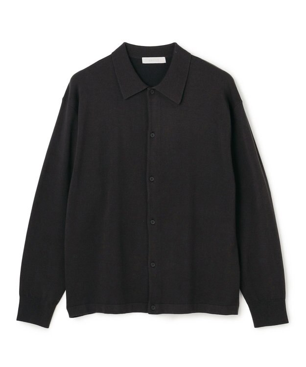UNFILO MENS 【男女兼用】ソフトサーモ アンチピリングニット シャツ ブラック