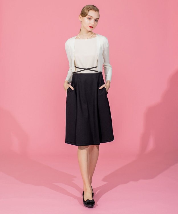 TOCCA 【洗える！】SILK RIB BOLERO ボレロ アイボリー系