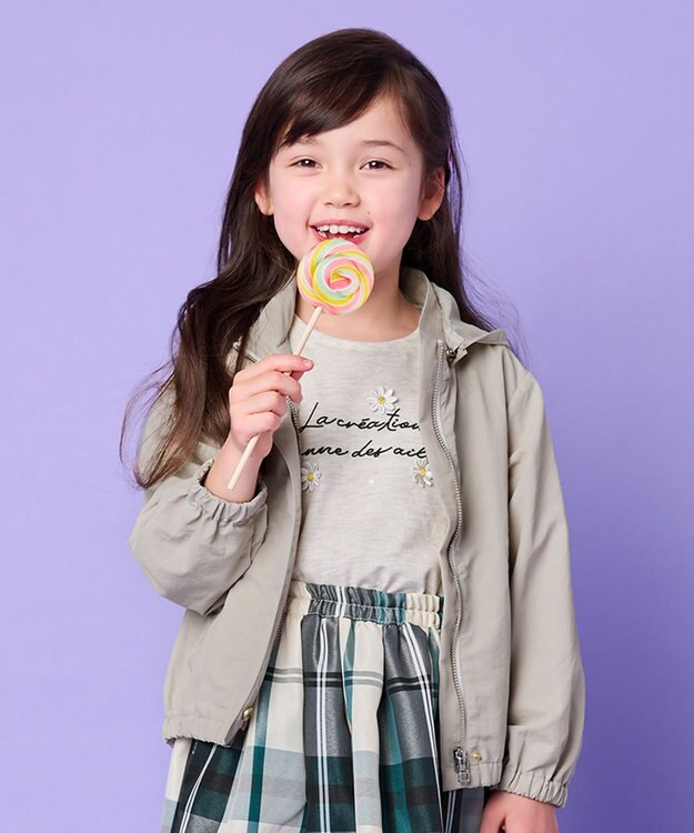 ANY KIDS マウンテンパーカー ミルキーベージュ