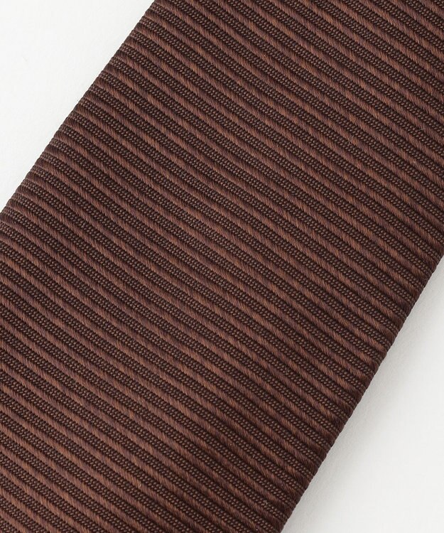 J.PRESS MEN 【J.PRESS 10PLY LUXURY SILK COLLECTION】ツイルソリッド ネクタイ ダークブラウン系