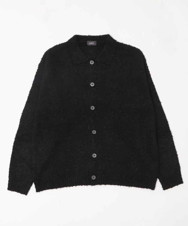 WEGO ブークレボタンカーディガン ブラック