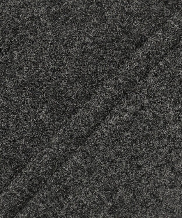 uncrave ライトメルトン ロングチェスターコート チャコール