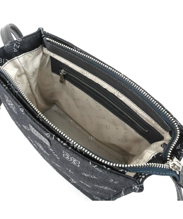 IBIZA アスール　ロゴデニム　ショルダーバッグ 水色