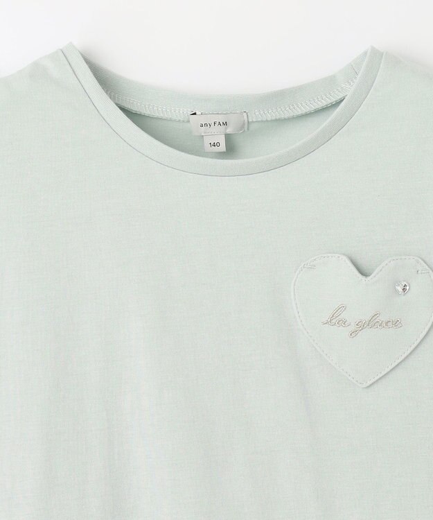 ANY KIDS バックシャン Tシャツ ミント×アイス