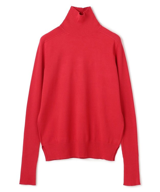 BEIGE， 【洗える】WILLOW / サムホールハイネックニット Red