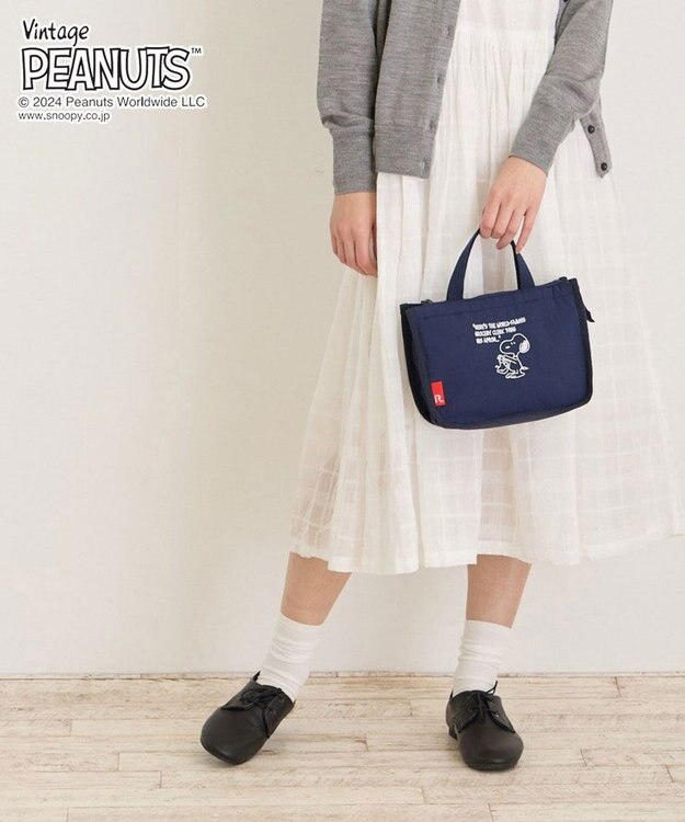 ROOTOTE 8605【スヌーピー:簡易保冷】IP.サーモキーパー.デリ.ピーナッツ-9B 01：エプロン