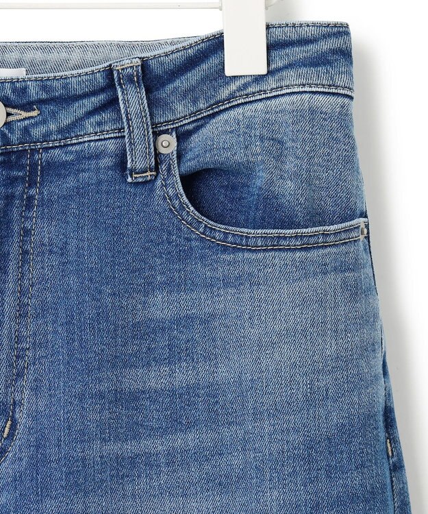 ICB 【ICB×tamachan_style コラボ】スタイルアップ ワイドデニム ライトインディコ系