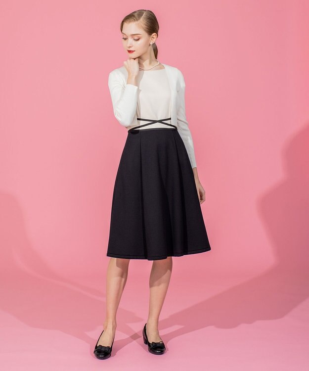 TOCCA 【洗える！】SILK RIB BOLERO ボレロ アイボリー系