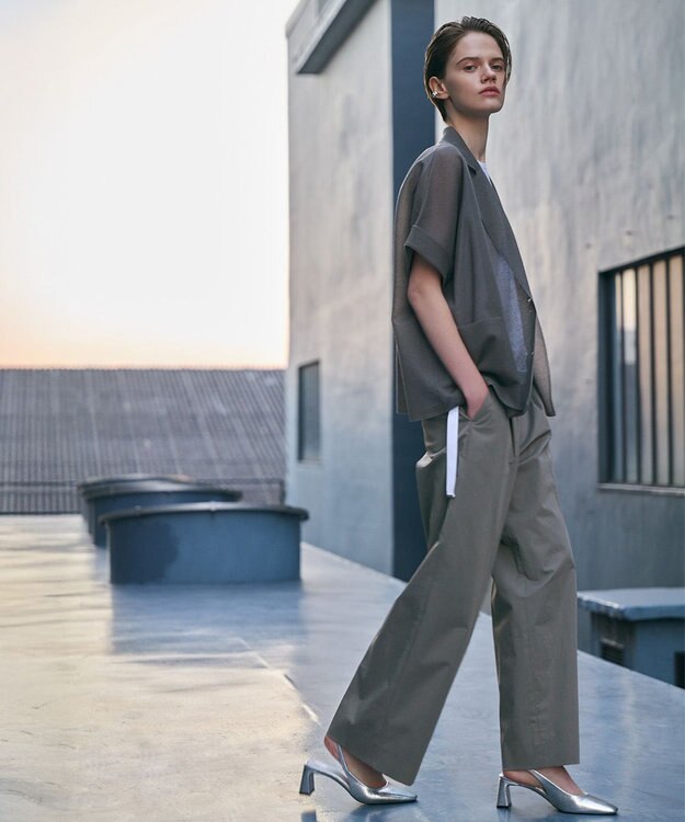 ICB 【30th ANNIVERSARY】シアーライトリュクス ニットジャケット スティールカーキ