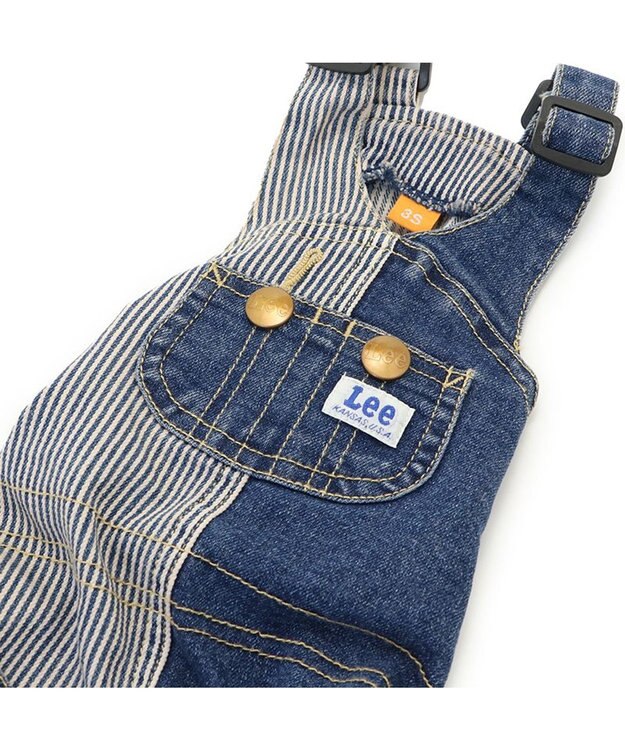 PET PARADISE Ｌｅｅ パッチワーク オーバーオール パンツつなぎ【小型犬】 紺（ネイビー・インディゴ）