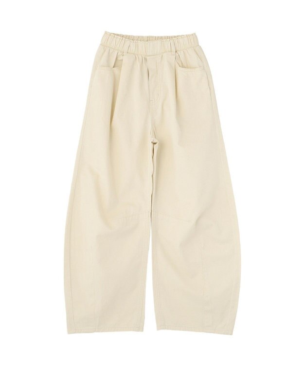 Green Parks ウエストタックコクーンデニムパンツ Ivory