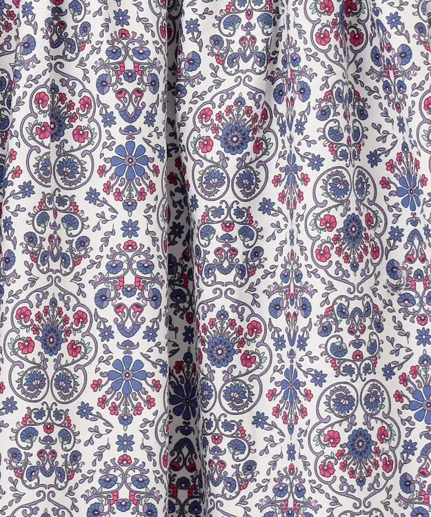 ANY KIDS 【WEB限定柄有】総柄 サマー ワンピース ネイビー系モロッカン