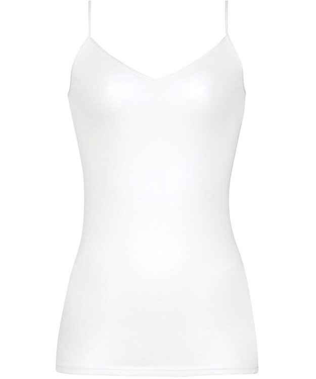 WACOAL インナー 綿100％(身生地) オーガニックコットンを使用 ムレにくい キャミソール レディース CLA129 /ワコール ホワイト