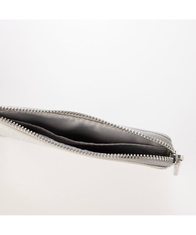 UNBILLION VERYコラボ カシュカシュ cachecache / カードケース付きメタリックトートバッグ ブラック