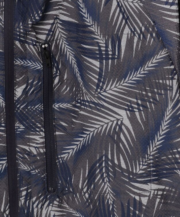 JOSEPH ABBOUD MOUNTAIN 【UNISEX】3Dエンボスリーフ パーカー ライトグレー系6