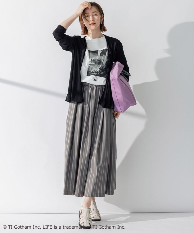 23区 L 【23区/LIFE】PHOTO Tシャツ ホワイト系(Picasso)