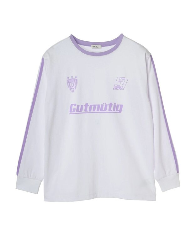 earth music&ecology フットボールＴＥＥ White