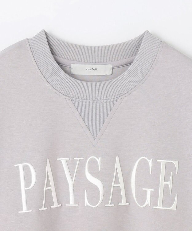 ANY ダンボールエンブロイダリープルオーバー ライトグレー