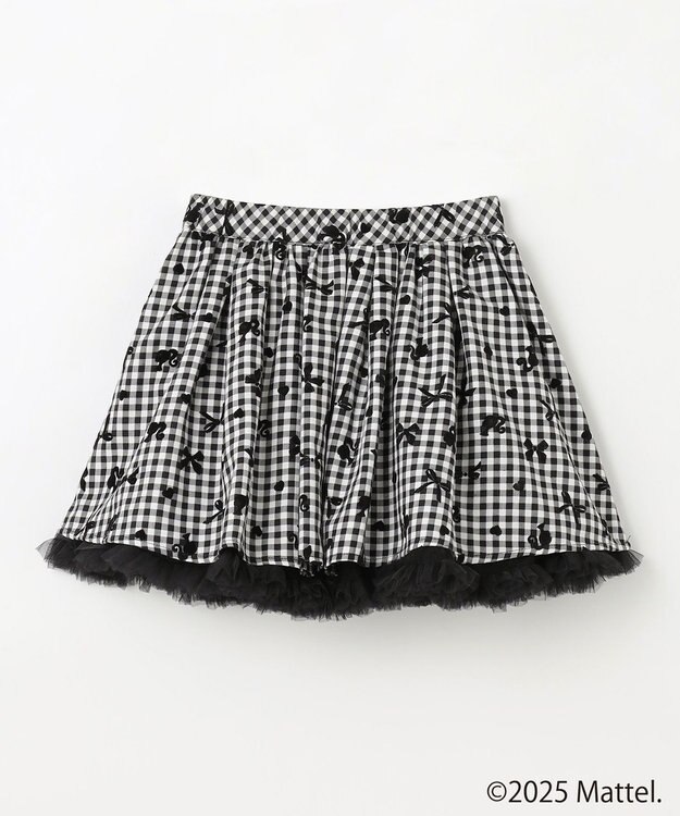 ANY KIDS 【Barbie(TM)】リバーシブルスカート ブラック