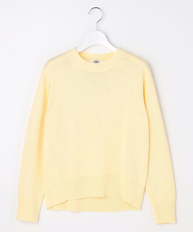 J.PRESS LADIES Reeves Shine クルーネック ニット イエロー系