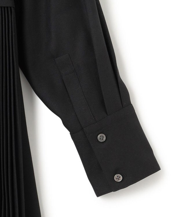 23区 S 【洗える】ウールシアービエラ ワンピース ブラック系