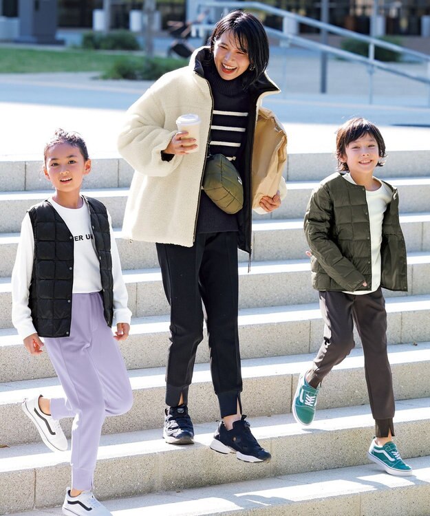 UNFILO 【110-150cm】最愛ジョグパン(UNISEX) ラベンダー