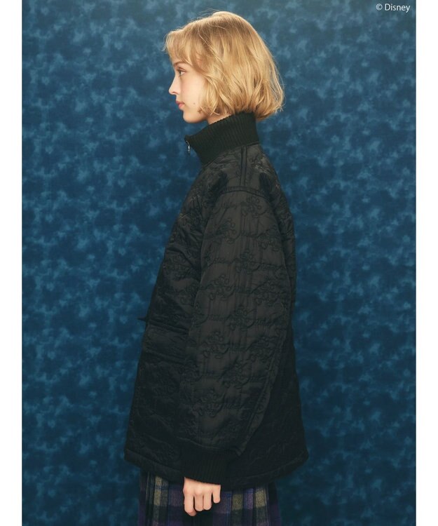 AMERICAN HOLIC ミッキー柄中綿キルトジャケット／Ｍｉｃｋｅｙ Black