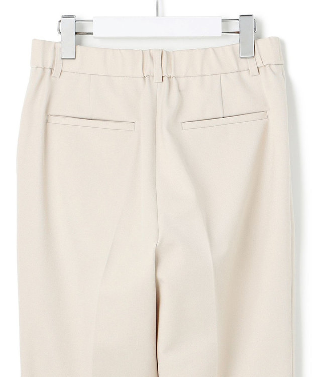 23区 L 【VERY掲載/撥水加工/洗える】TRストレッチギャバ テーパード パンツ アイボリー系