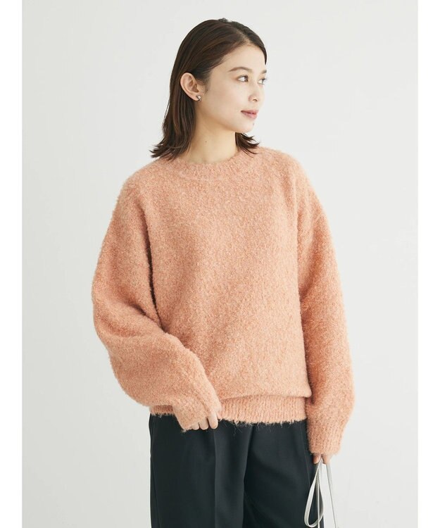 Green Parks ブークレーニットプルオーバー Orange