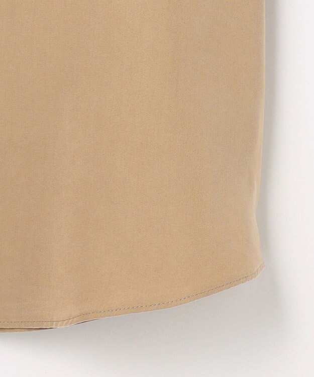 J.PRESS LADIES ピーチポプリン シャツ キャメル系