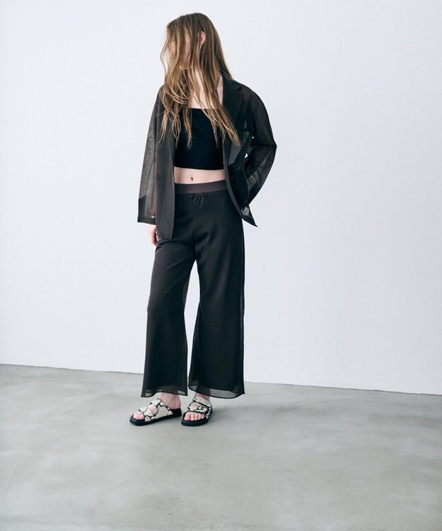 uncrave バルキーシアーニット ジャケット ブラウン