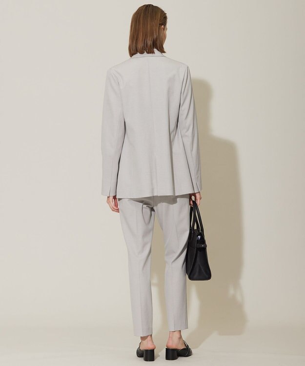 ICB 【接触冷感・UVケア・撥水・洗える】 LooseWeave ダブルブレストジャケット トープ系