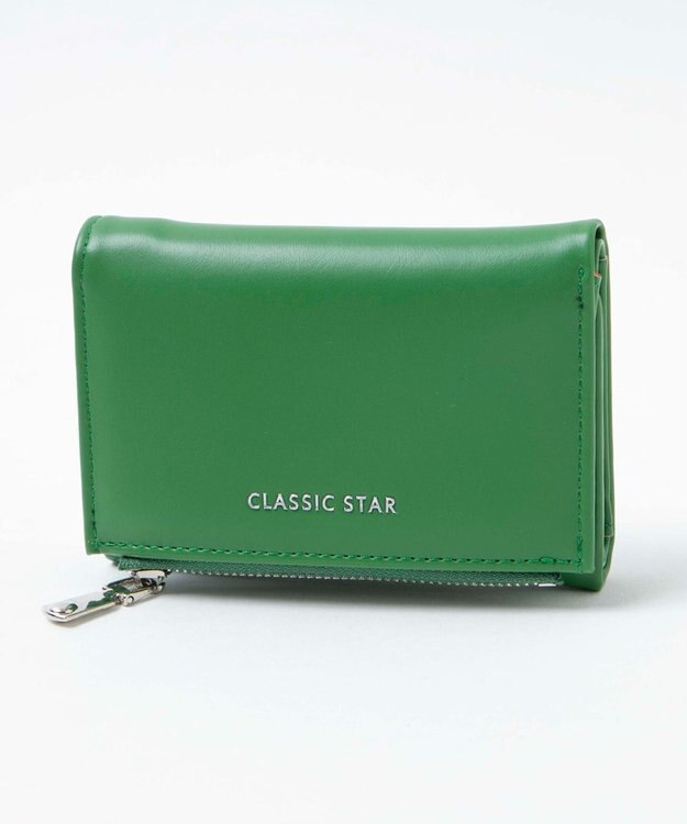 WEGO シンプルデザインウォレット グリーン