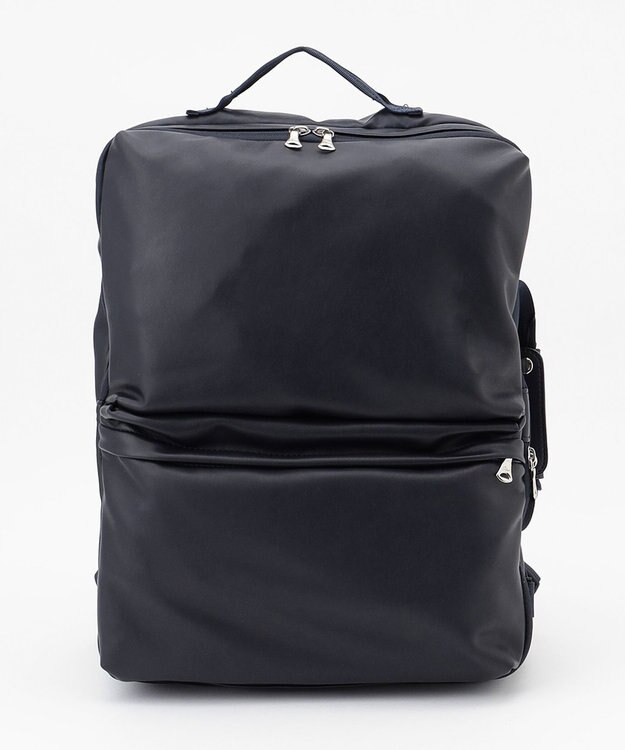 UNBILLION Otias スムースタイプ合皮ビジカジ３WAYバッグ ネイビー