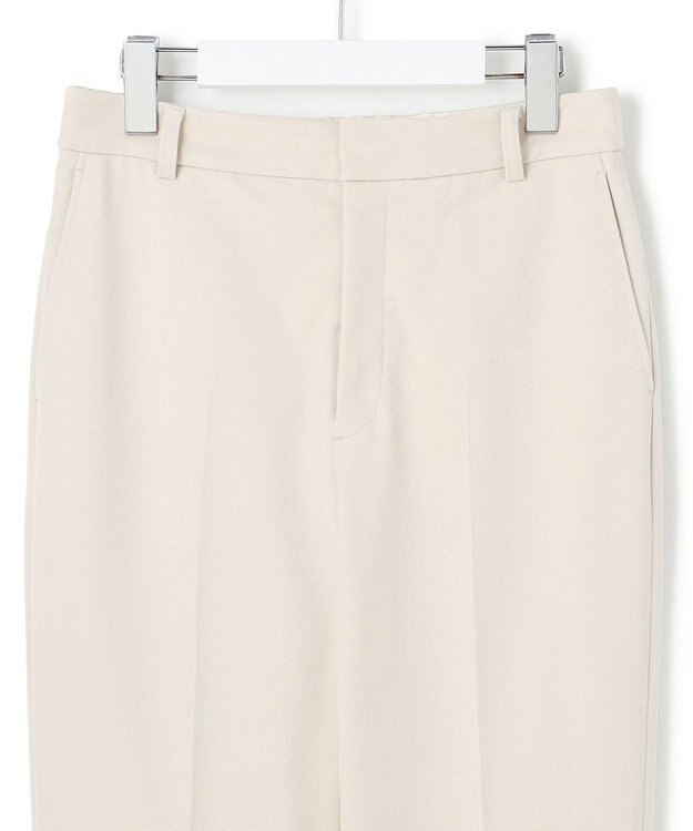 23区 L 【VERY掲載/撥水加工/洗える】TRストレッチギャバ テーパード パンツ アイボリー系