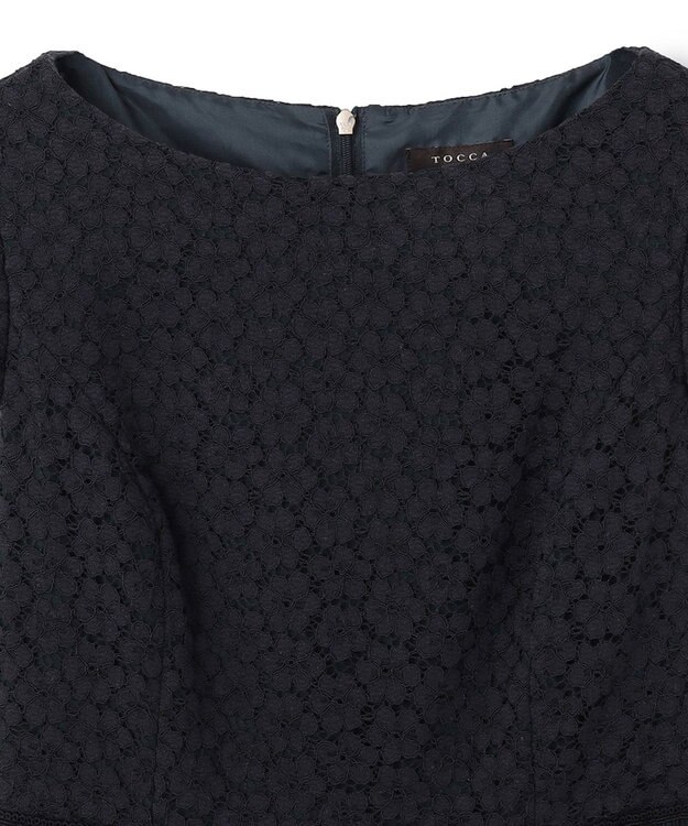 TOCCA 【WEB限定カラーあり・00サイズあり・洗える・消臭】MEMORY OF LACE ドレス [WEB限定]ネイビー系7