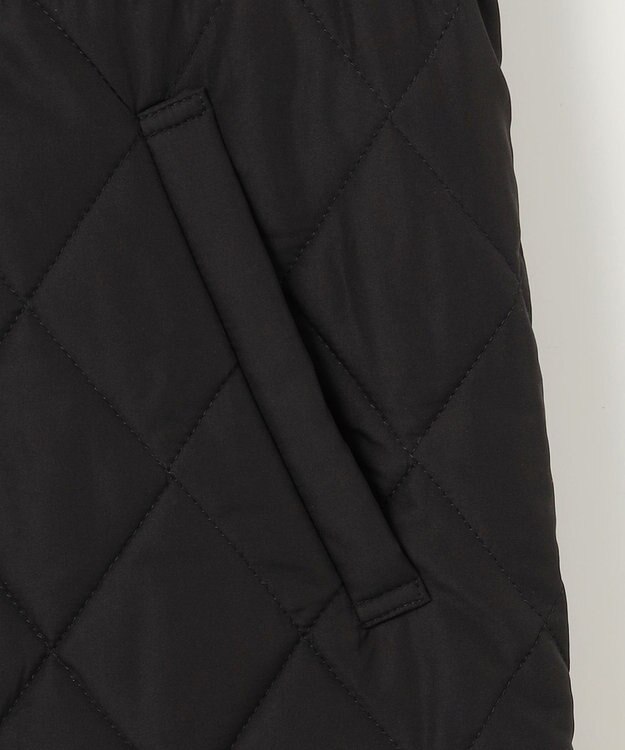 ANY SIS 【撥水】キルティングジップ アウター ブラック