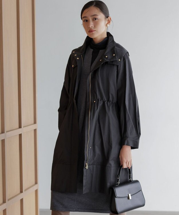 組曲 【加藤ローサさん着用】トップハンドル ハンドバッグ ブラック系