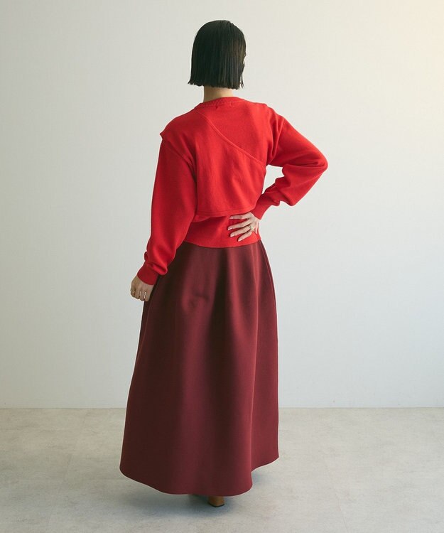 Green Parks armonia．ツイストレイヤードプルオーバー Red