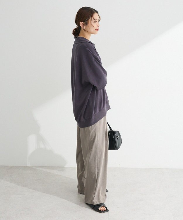 Green Parks ハーフＺＩＰチュニック Dark Gray