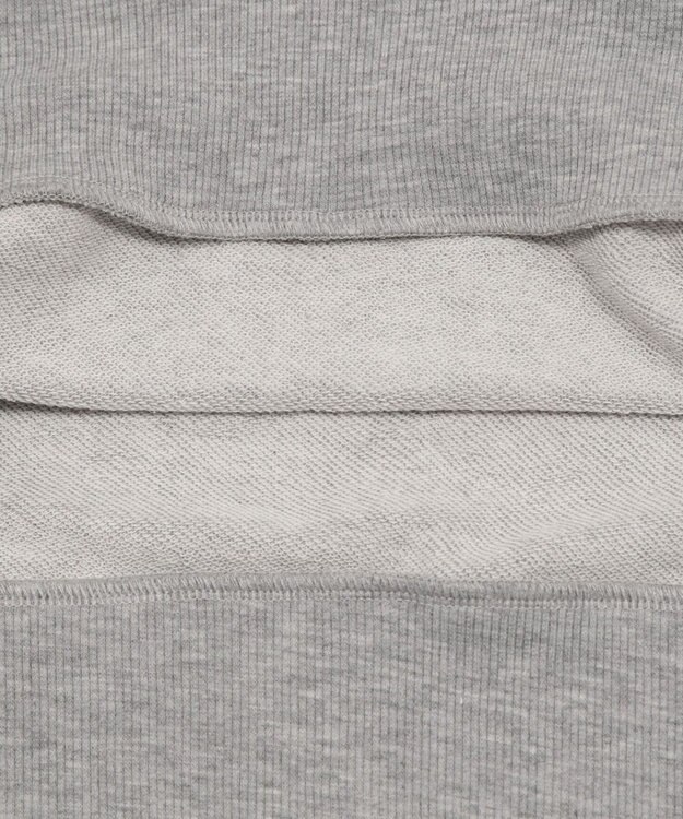 WEGO ハート総柄刺?スウェット 杢グレー