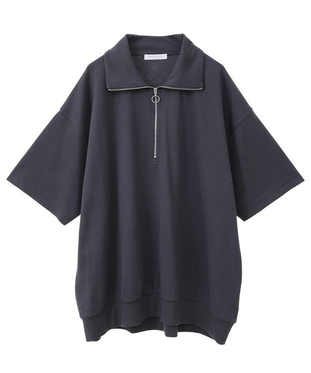 Green Parks ハーフＺＩＰチュニック Dark Gray